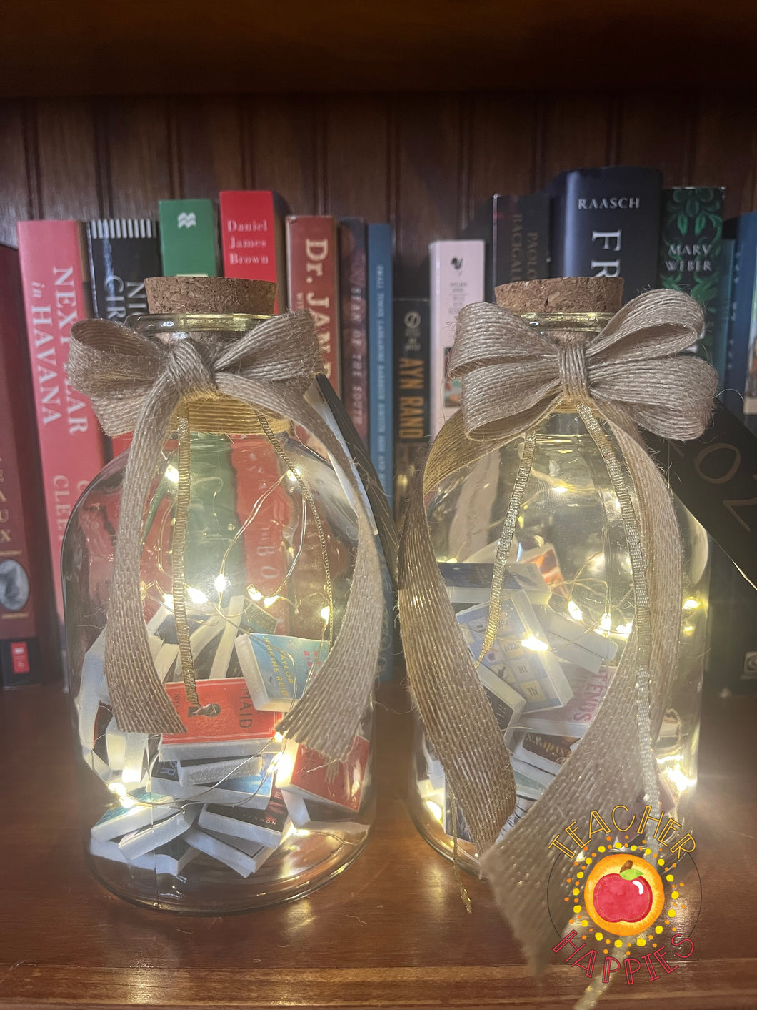 Commemorative Glass Bottle for Book Lovers