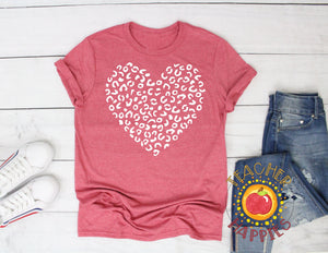 Leopard Heart Tee from the February 2022 Edition