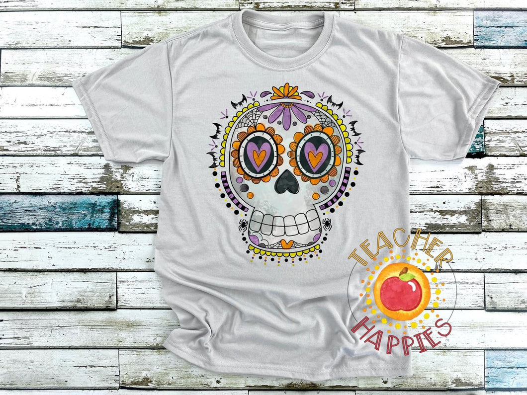 Sugar Skull Tee from the October 2021 Teacher Happies Edition