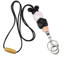 Load image into Gallery viewer, Silicone Beaded Lanyard
