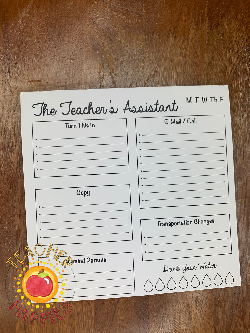 Teacher's Assistant Notepad